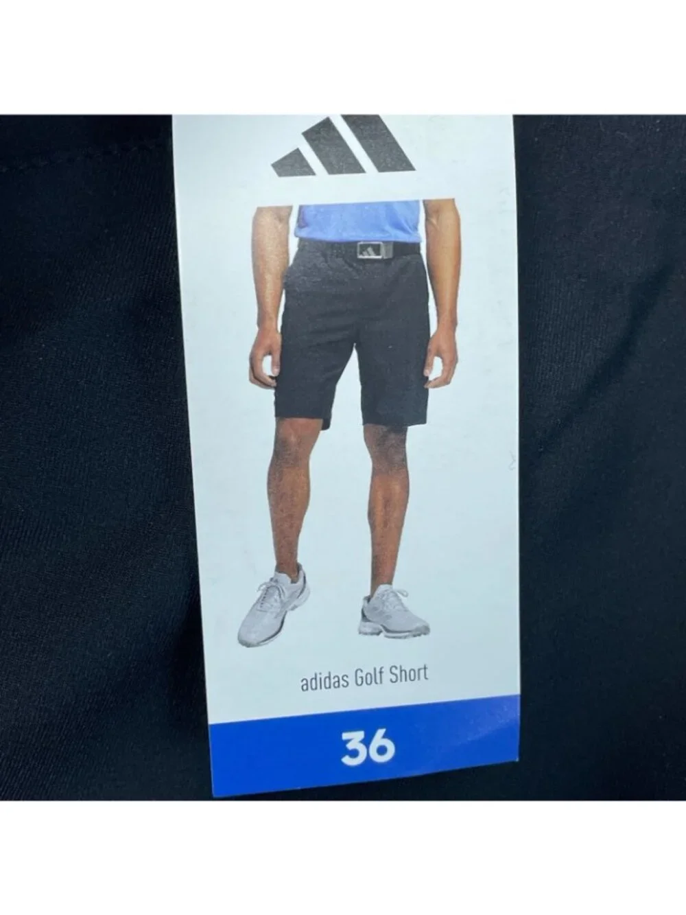 Adidas Men's 36 Golf Shorts Black Lightweight Performance Stretch F0991 - Picture 8 of 9